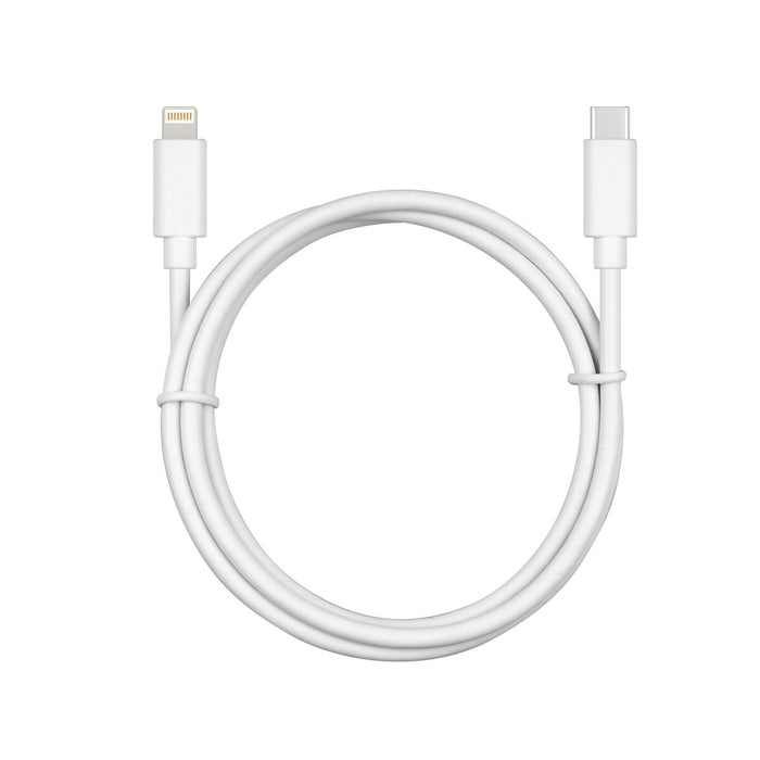 Cablu USB-C la Lightning CoolBox Alb 1 m
