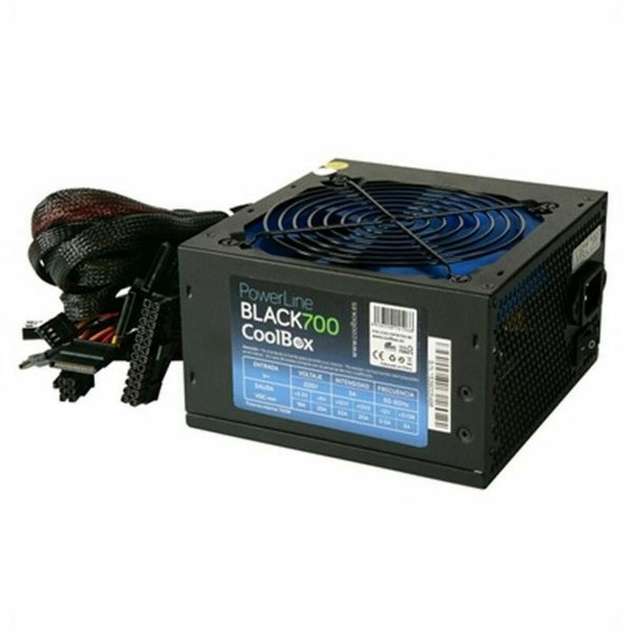 Sursă de Alimentare CoolBox COO-FAPW700-BK 700 W ATX Negru Albastru