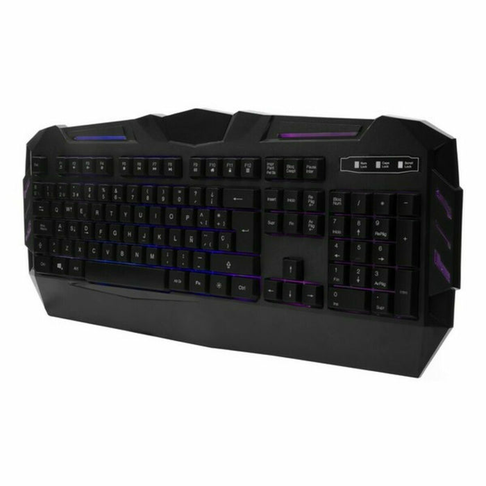 Tastatură Gaming CoolBox DeepColorKey Qwerty Spaniolă