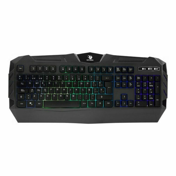 Tastatură Gaming CoolBox DeepColorKey Qwerty Spaniolă QWERTY