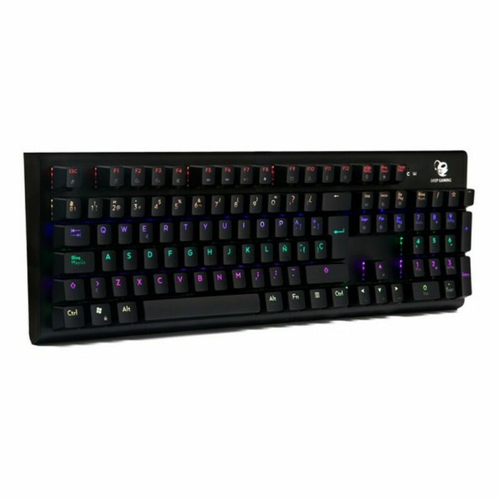 Tastatură Gaming CoolBox DeepSolid Qwerty Spaniolă