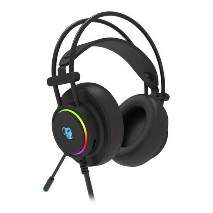 Căști cu Microfon Gaming CoolBox DG-AUR-01 Negru