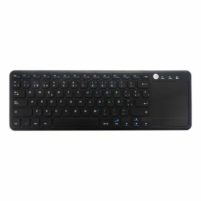 Tastatură cu Touchpad CoolBox COO-TEW01-BK Negru Qwerty Spaniolă