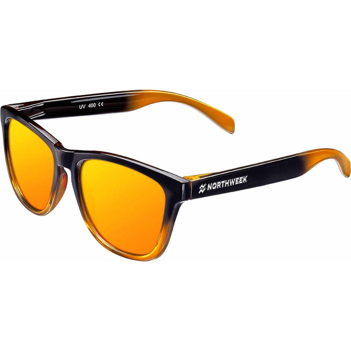 Ochelari de Soare Unisex Northweek Gradiant Ø 47 mm Negru Portocaliu