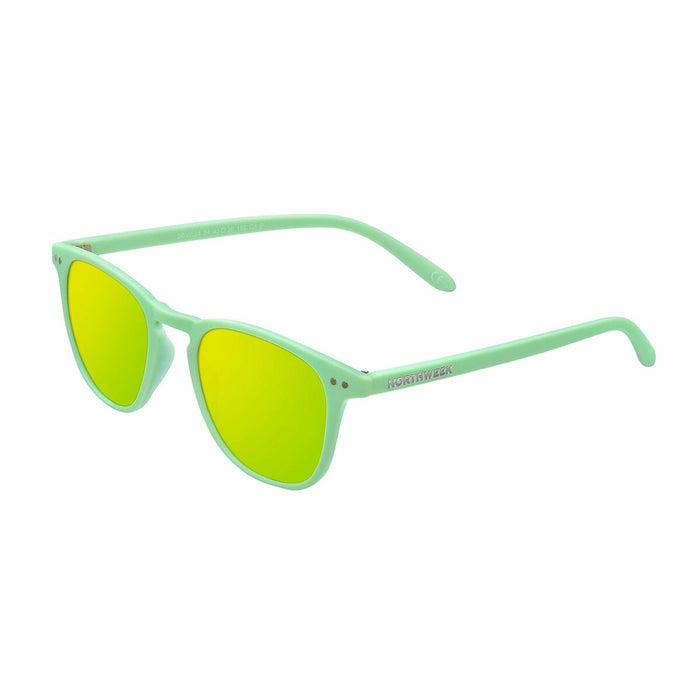 Ochelari de Soare Unisex Northweek Wall Ø 45 mm Galben Verde