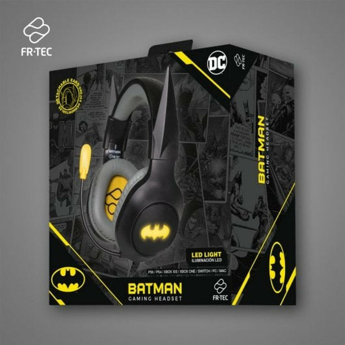 Căști cu Microfon Gaming FR-TEC Negru USB Jack 3.5 mm