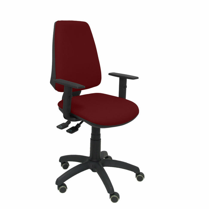 Scaun de Birou Elche S bali P&C 33B10RP Roșu Castaniu
