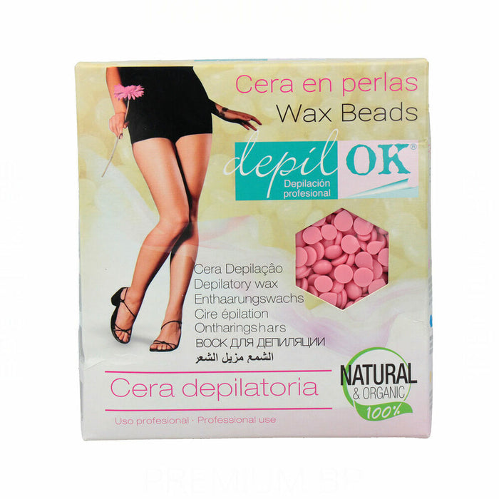 Perle de Ceară Epilatoare Depil Ok Ok Cera Roz 1 Kg