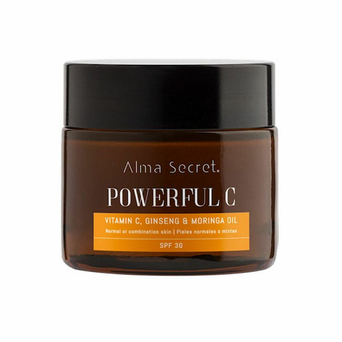 Cremă Iluminatoare Alma Secret Powerful C Anti-aging Portocaliu SPF 30 (50 ml)
