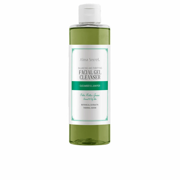 Gel de Curățare pentru Față Alma Secret Ienupăr Castravete Echilibrantă Purifiantă 200 ml