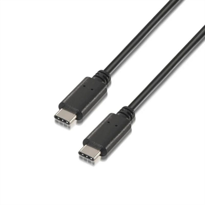 Cablu de Date/Încărcare cu USB Aisens A107-0058 3 m Negru