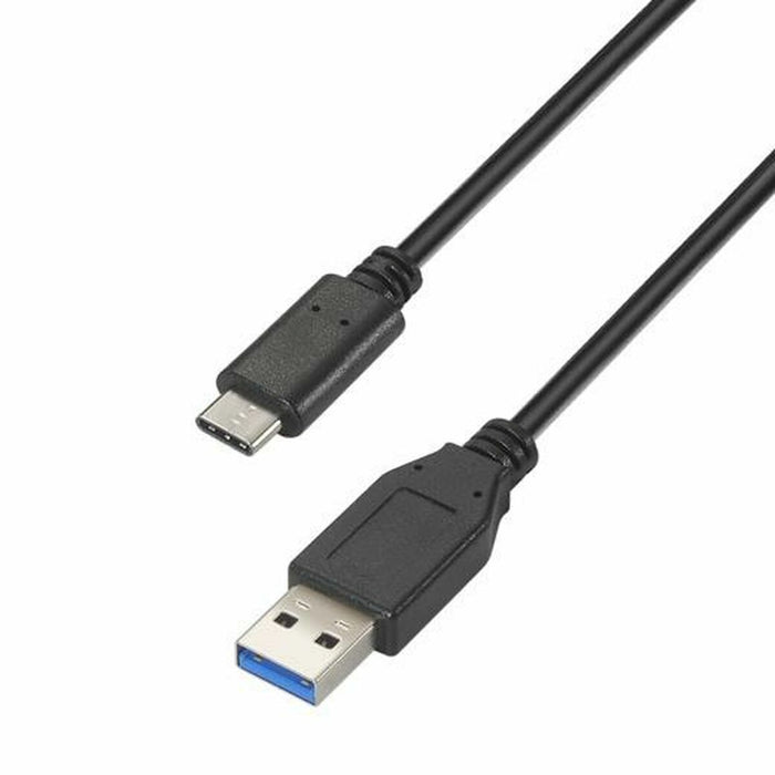 Cablu USB-C la USB Aisens A107-0060 Negru 1 m