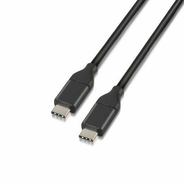 Cablu USB-C 3.1 Aisens Negru 1 m