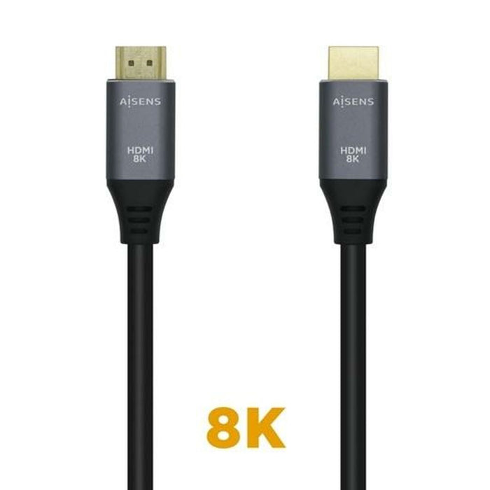 Cablu HDMI Aisens A150-0426 Negru Negru/Gri 1 m