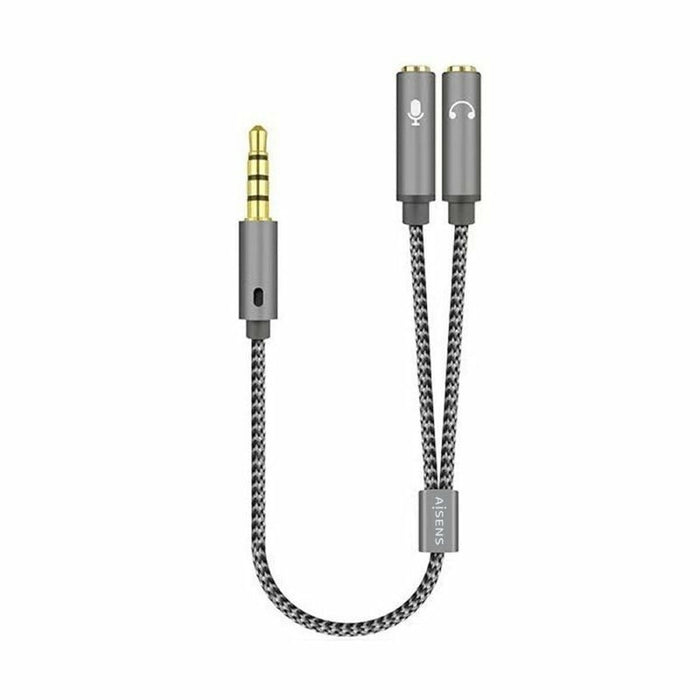 Adaptor Jack 3.5 mm Mamă-Tată Aisens A128-0415