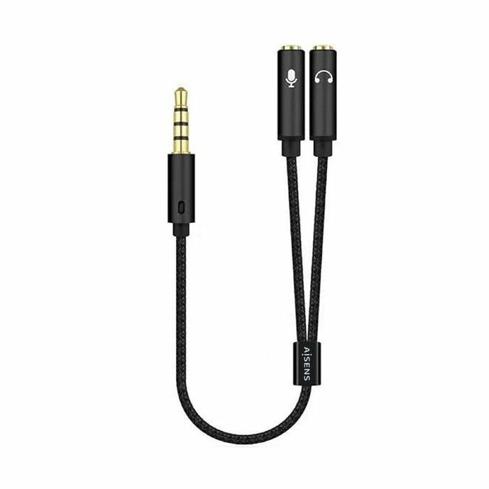 Adaptor Jack 3.5 mm Mamă-Tată Aisens A128-0416