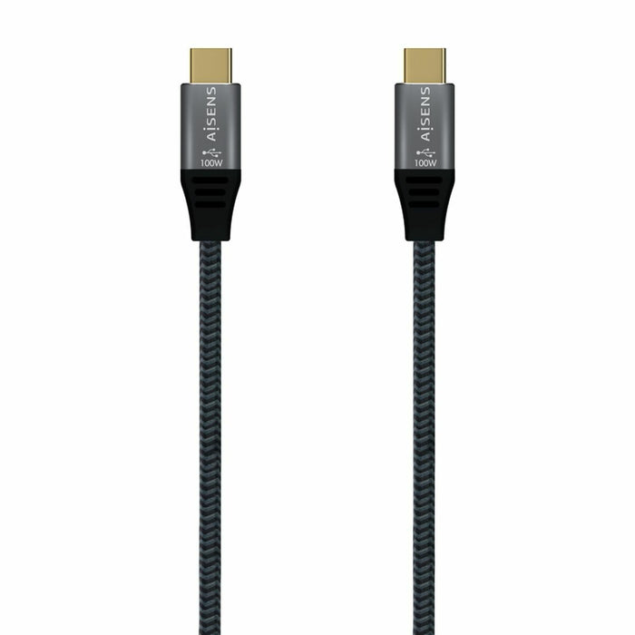 Cablu USB-C Aisens A107-0629 2 m Gri (1 Unități)