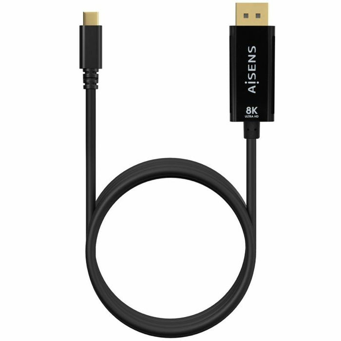 Adaptor USB-C la DisplayPort Aisens A109-0688 Negru 80 cm
