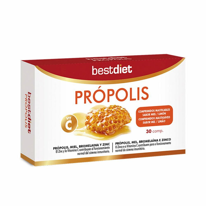 Tablete Best Diet Propolis Miere Lămâie (30 comprimate)