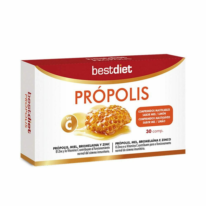 Tablete Best Diet Propolis Miere Lămâie (30 comprimate)