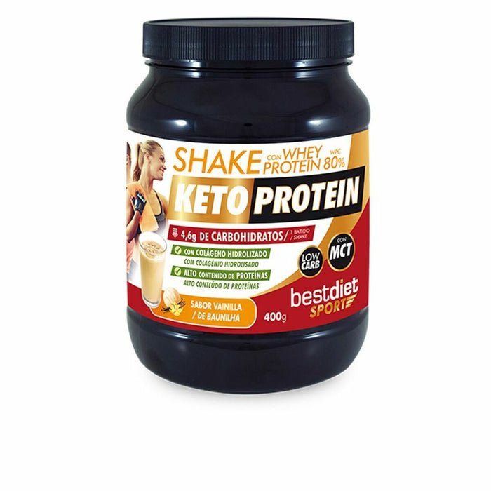 Milkshake Keto Protein Shake Proteină Vanilie (400 g)