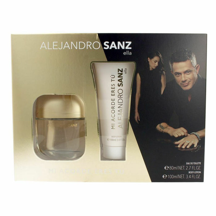 Set de Parfum Femei Alejandro Sanz Mi acorde eres tú 2 Piese (2 pcs)
