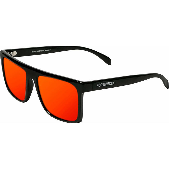 Ochelari de Soare Unisex Northweek Hale Ø 50 mm Roșu Negru