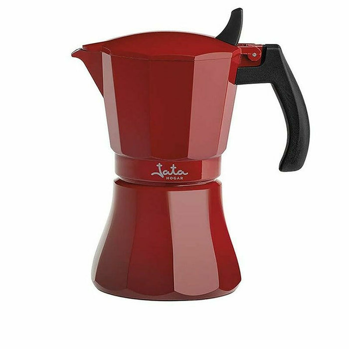 Cafetieră Italiană JATA Cafetera de inducción roja vulcano HCAF2009 Roșu Aluminiu