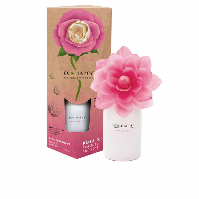 Odorizant Eco Happy Floare Ceai de trandafir Ecologic Ingrediente naturale Ambalaj sustenabil (75 ml)