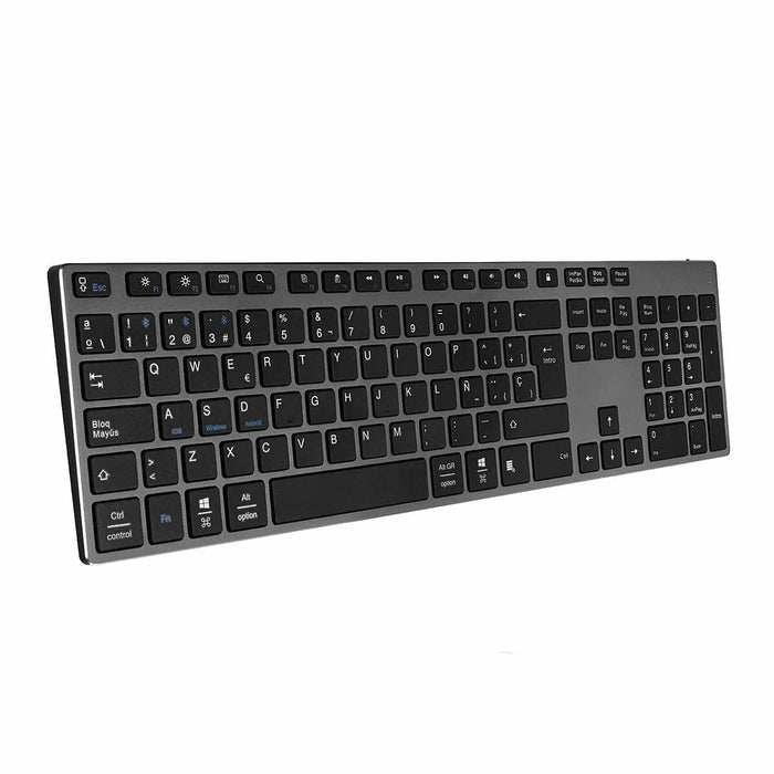 Tastatură Fără Fir Subblim SUB-KB-3ADE301 Bluetooth 3.0 Gri