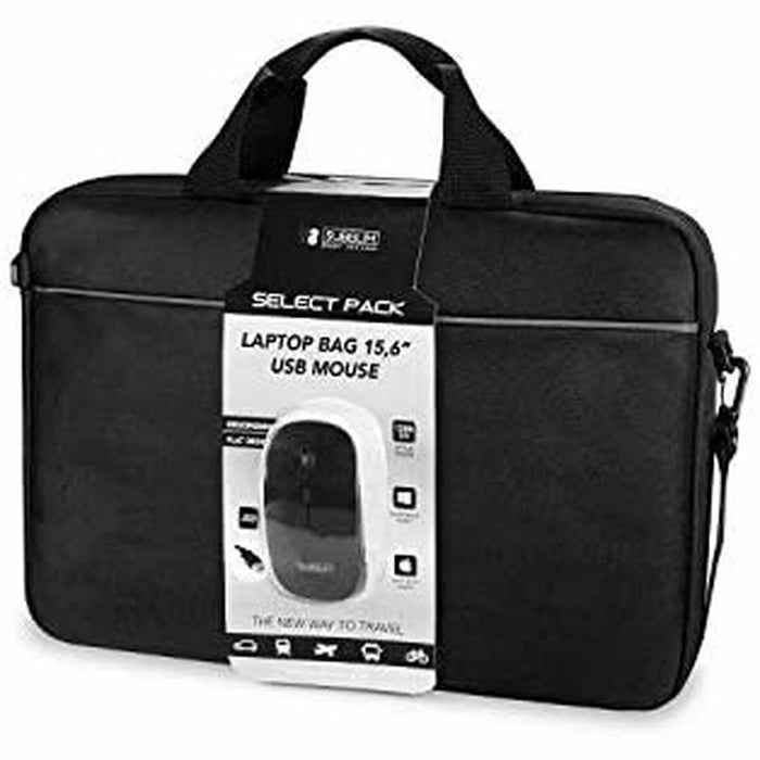 Servietă pentru Laptop Subblim Maletín con Ratón Select Pack Wired Mouse USB + Laptop bag 15,6"