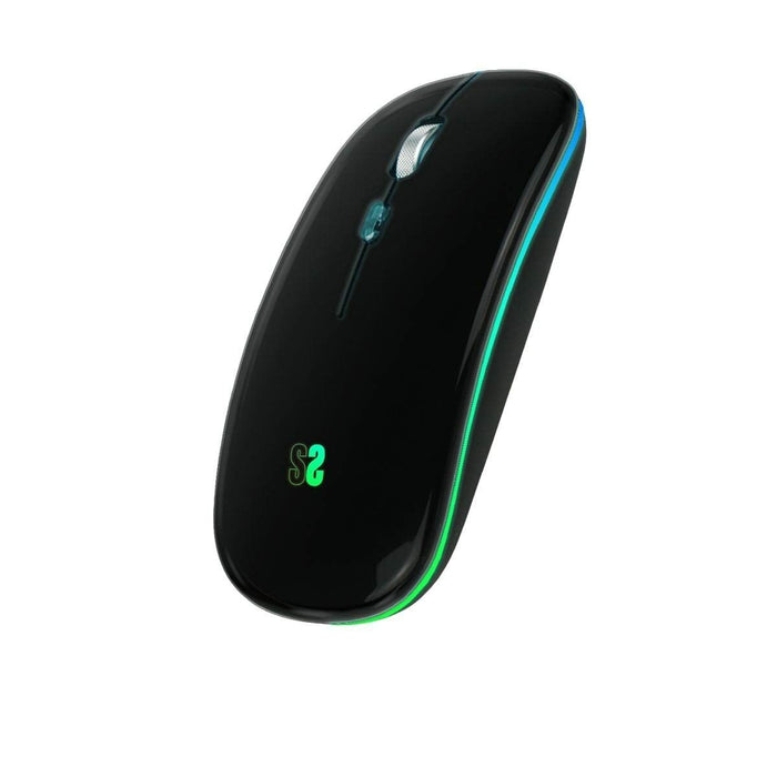 Mouse Subblim SUBMO-LDFLAT1 Negru (1 Unități)