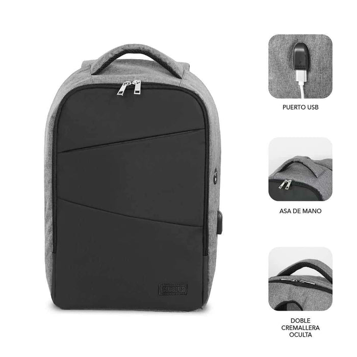 Rucsac pentru Laptop Subblim SUBBP3SA1100 Negru 16"