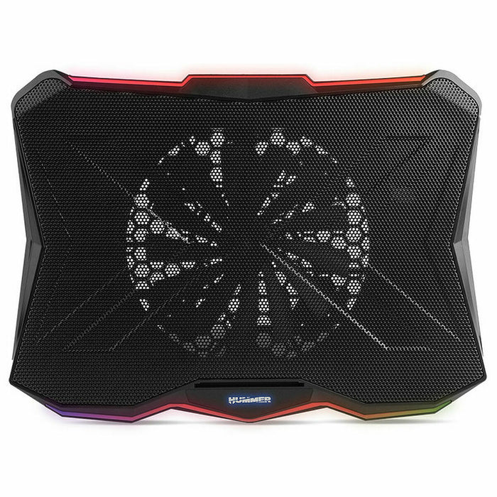 Răcitor pentru Laptop Nox NXHUMMERPROSTAND LED RGB Negru