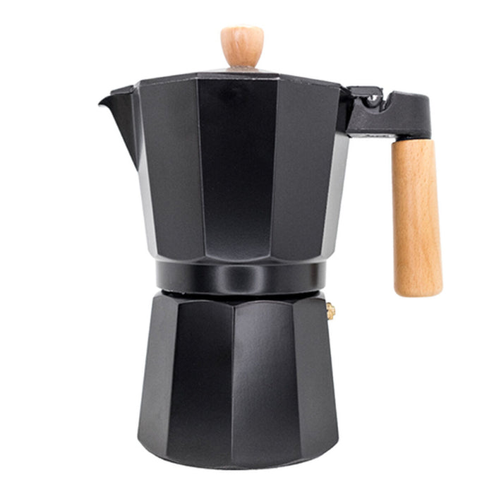 Cafetieră Italiană Vin Bouquet Aluminiu 9 Cești Negru