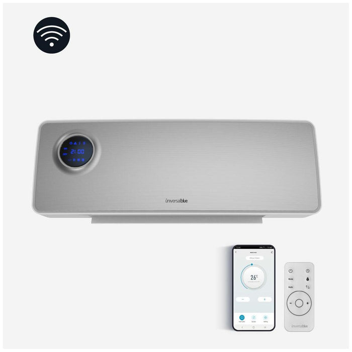 Emițător Termic Digital Universal Blue 498-UCSB90202 Alb 2000 W