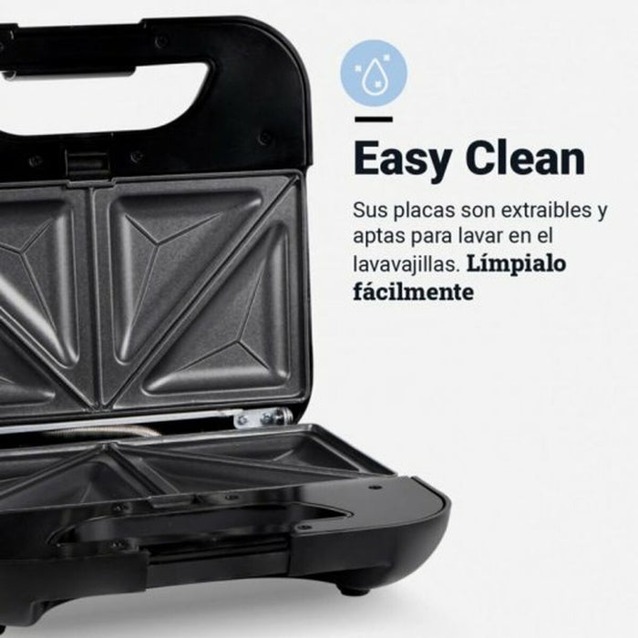 Aparat pentru Sandvișuri Universal Blue 700 W Negru