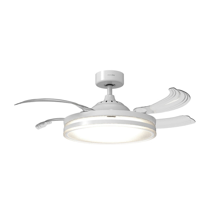 Ventilator de Tavan Universal Blue TUVALU 6036W Alb