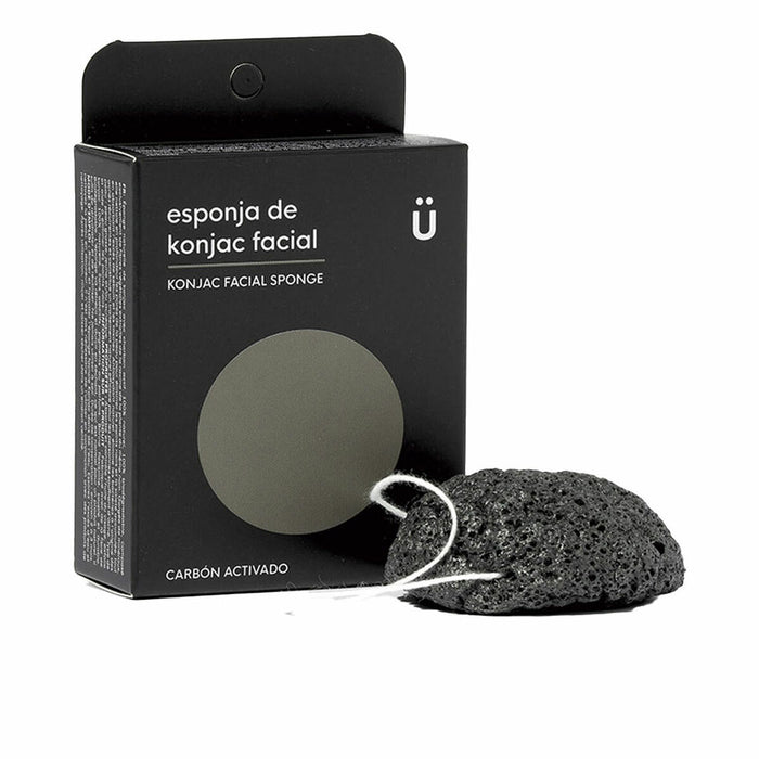 Burete de Față Naturbrush Konjac Cărbune activ