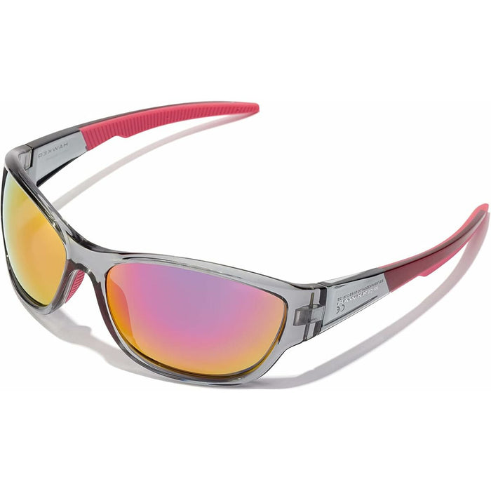 Ochelari de Soare Unisex Hawkers Rave Gri Transparent Ø 46 mm