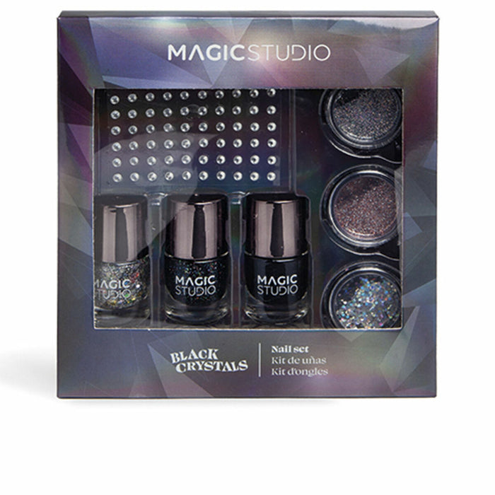 Set de Machiaj Magic Studio Black Crystals Nail 7 Piese