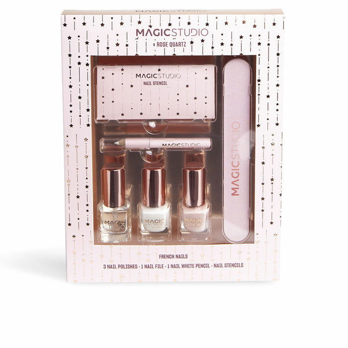 Set de Machiaj Magic Studio ROSE QUARTZ Manichiură franţuzească 6 Piese