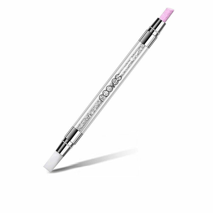 Împingător de cuticule Nooves Dual Stick Gumă Cuarț