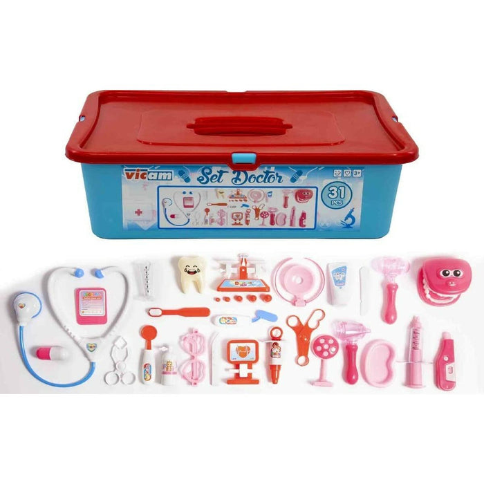 Trusă medicală de jucărie cu accesorii 31 Piese