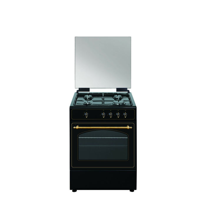 Plită cu Gaz Vitrokitchen RU6060N NAT 64 L 60 cm Antracit