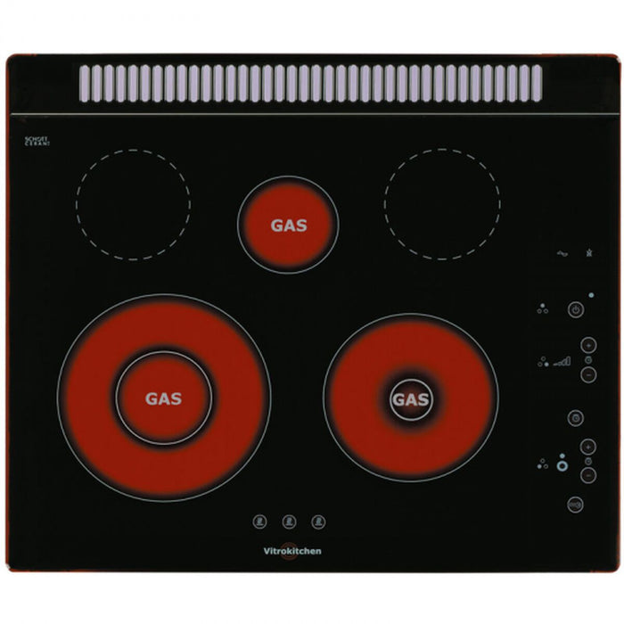 Plită pe Gaz Vitrokitchen 201TGBA 60 cm