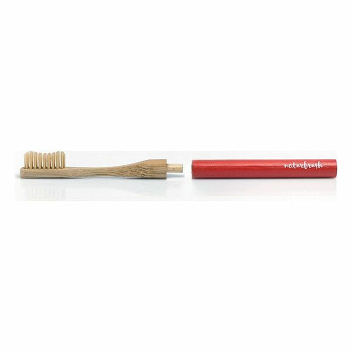 Periuță de Dinți Headless Naturbrush Headless Roșu (1 Unități)