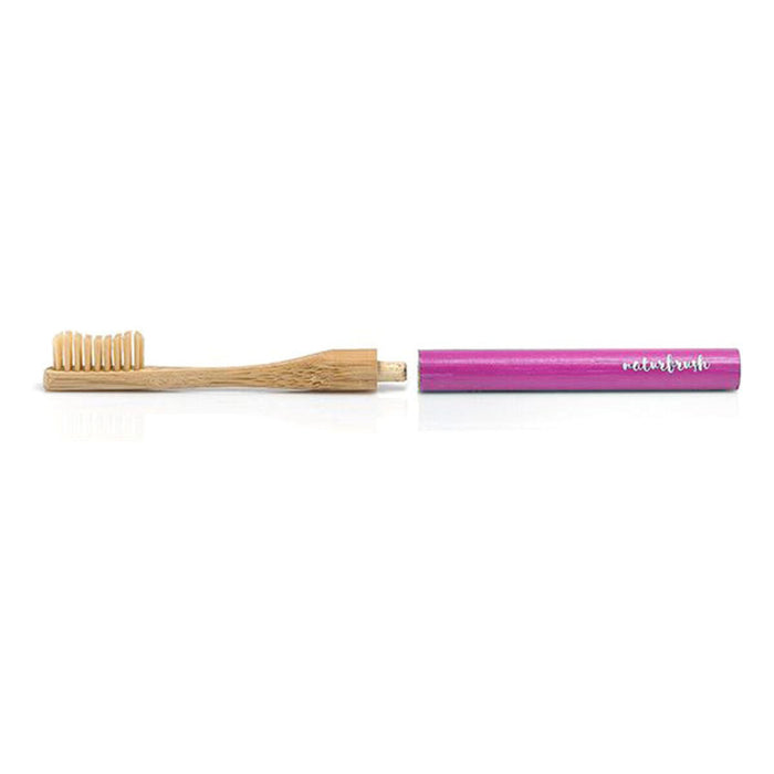 Periuță de Dinți Headless Naturbrush 8437017300878 Roz 1 Unități