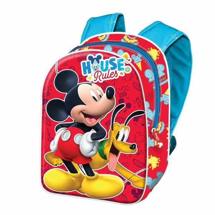 Ghiozdan 3D Mickey Mouse Rules 25 x 20 x 9 cm