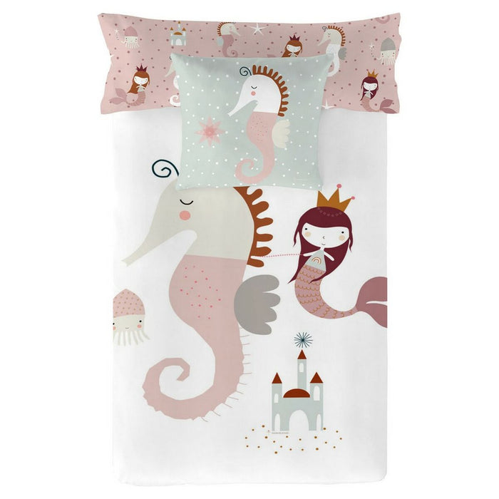 Husă de pilotă Haciendo el Indio Seahorse Reversibil/ă Pat 90 150 x 220 cm